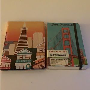 Passport case and travel notebook combo